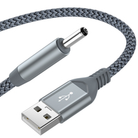 APETOO 5V USB to DC Power Cable Grey