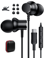 APETOO USB C Headphones for Pixel 7 6 Pro 6a 5 Black