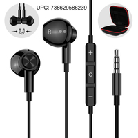 APETOO 3.5mm Headphones, HiFi Stereo Magnetic Wired Earbuds with Mic 738629586239